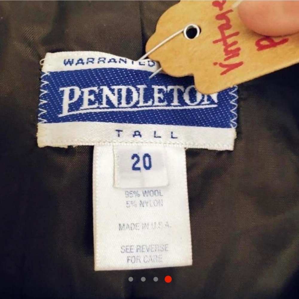 Pendleton Wool Jacket/Blazer/Coat, Tweed, Brown, … - image 4